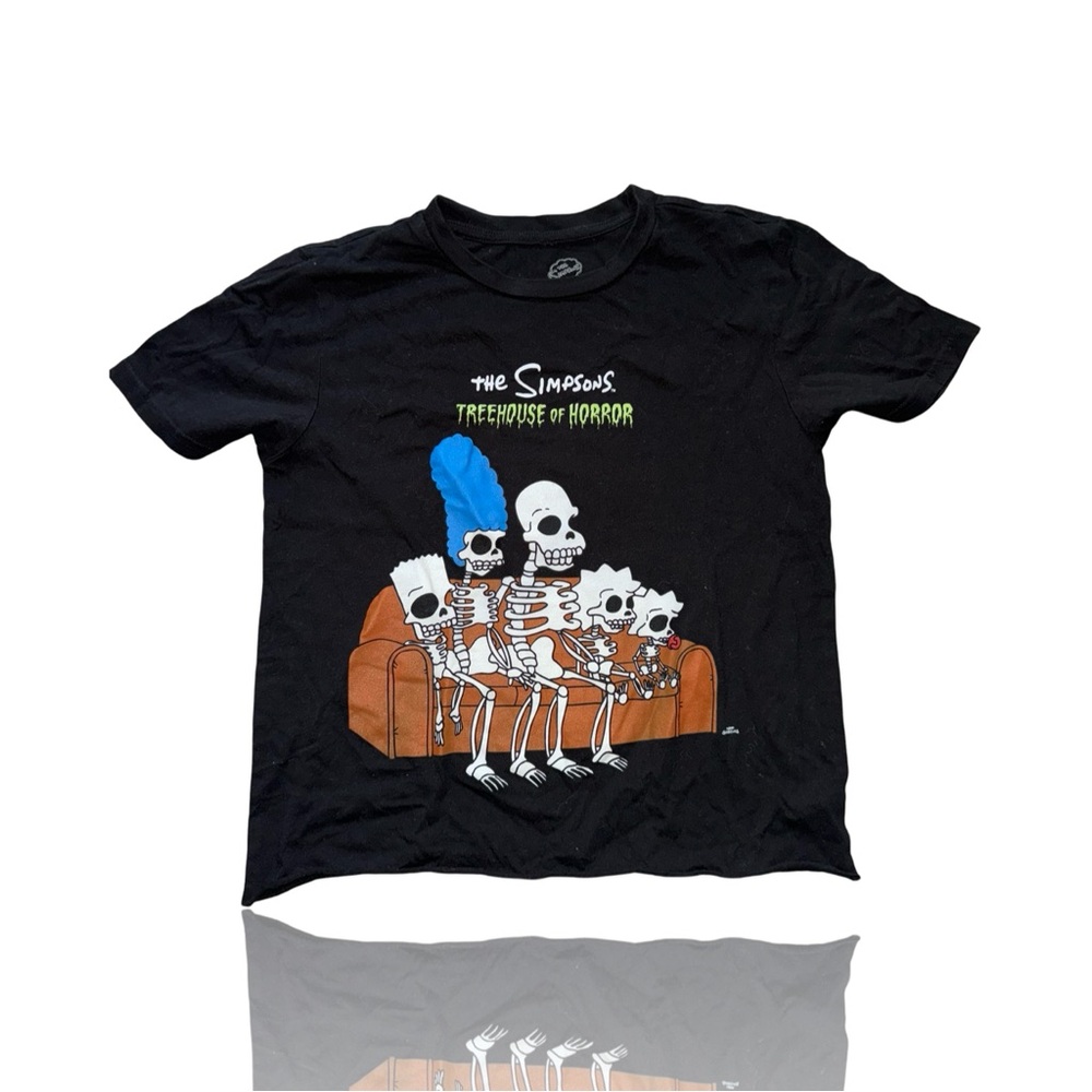 The Simpsons: Treehouse of Horror Vintage Style Crop Top: Womens Small